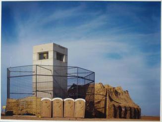 Watchtowers on the perimeter of Camp Bastion.