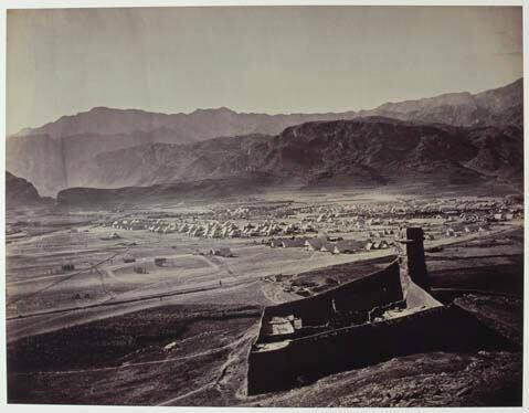 Landi Kotal Camp. Looking East Towards Ali Musjid.