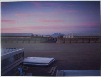 Some of the palletized, instant-build accommodation blocks at Camp Leatherneck, Helmand.