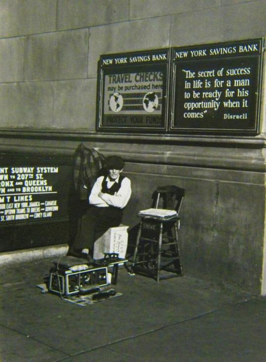 Shoeshine Man, New York City