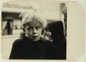 Untitled [Blond boy crossing eyes]