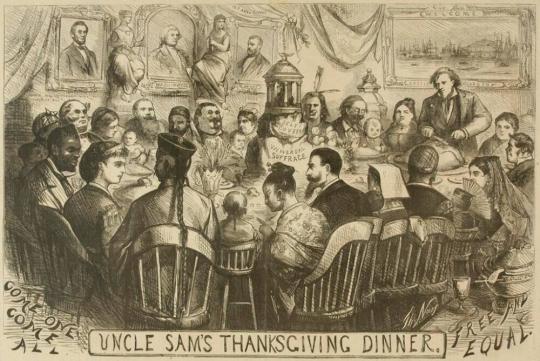 Uncle Sam's Thanksgiving Dinner