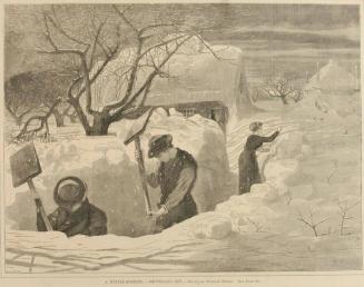 A Winter-Morning, Shovelling Out