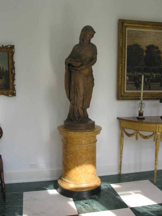 Allegorical Figure with Pedestal