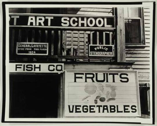 Fruit sign. Beaufort, South Carolina