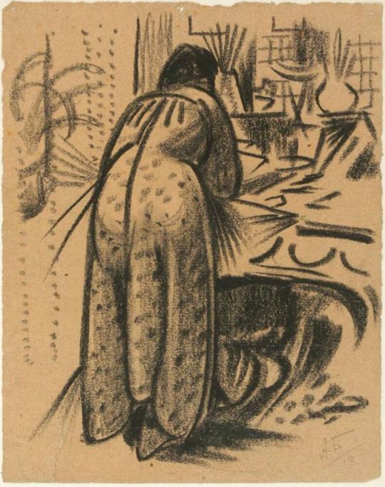 Woman Working at a Table