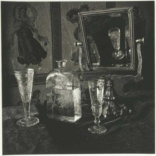 Still Life with Two Glasses and Mirror
