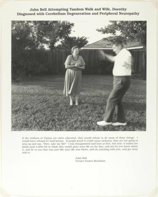 John Bell Attempting Tandem Walk and Wife, Dorothy: Diagnosed with Cerebellum Degeneration and Peripheral Neuropathy