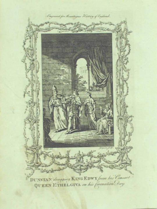 Dunstan Dragging King Edwy from his Consort Queen Ethelgiva on his Coronation Day