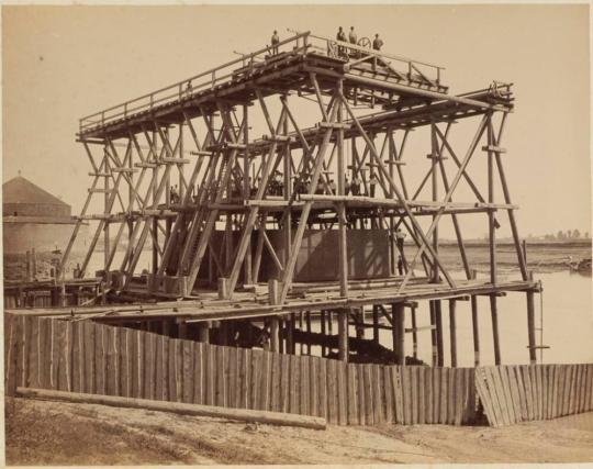 Bridge Construction, Eastern Europe (perhaps an Eiffel design)