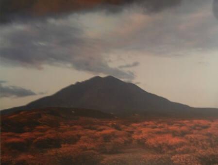 Las Tres Virgenes Volcano at Sunset, near Mezquital, Baja California, Mexico