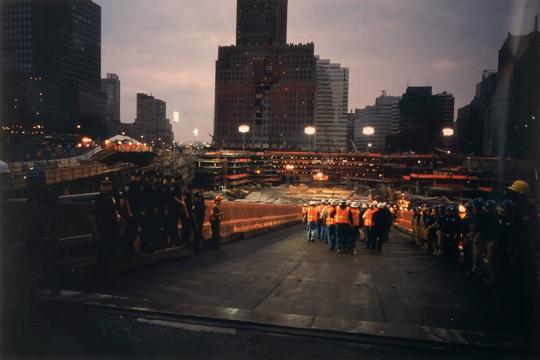 Workers on Ramp