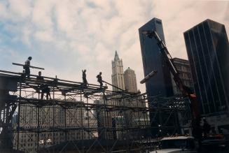 Scaffolding & Workers South Bridge