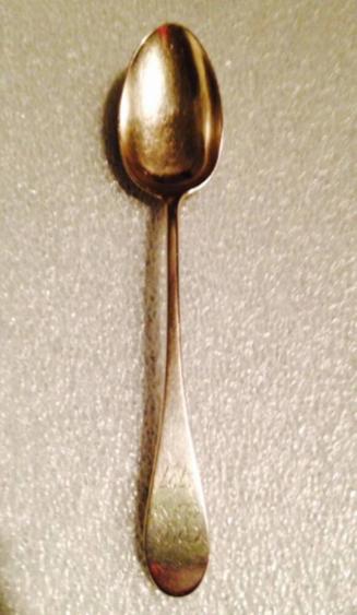 Set of spoons, comprised of 36 tablespoons, 22 dessert spoons, and 12  teaspoons, All Works