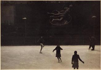 [ "Feb. 1946 / Ice Skating at Rockefeller Center, / N.Y.C. "]