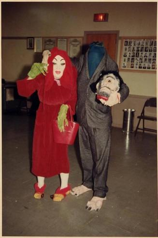 [two people dressed in costume]