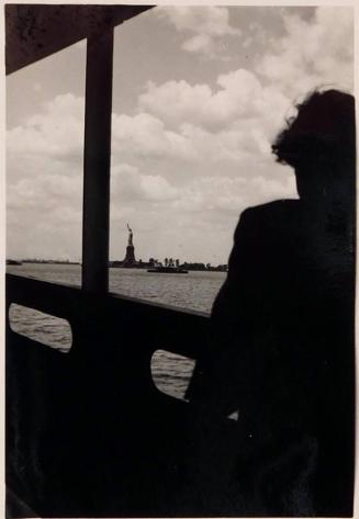 [view from Staten Island Ferry with the Statue of Liberty in view]