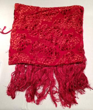 Oblong Fringed Scarf or Shawl