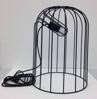 "Thin Black Lines" Lamp