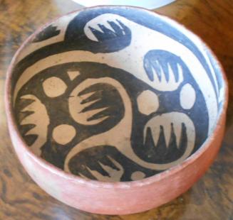 Pinto Polychrome Bowl with Claw and Circle Designs