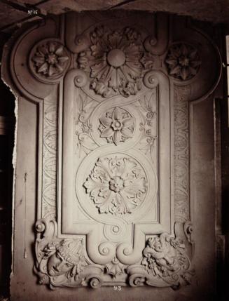 Bas-relief de la partie supérieure de la voûte. – Vestibule octogone.