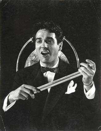 Drummer Gene Krupa Performing at Gjon Mili’s Studio, NYC