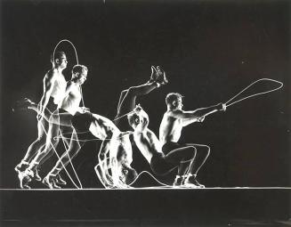 Stroboscopic Image of Rope Skipping Champion Gordon Hathaway Performing Complicated Steps, NY