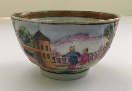 Tea Bowl, part of tea bowl and saucer