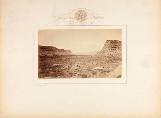 Mancos Canyon, Looking Down from Near its Mouth