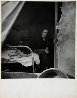 Daughter of migrant Tennessee coal miner. Living in the American River Camp near Sacramento, California.