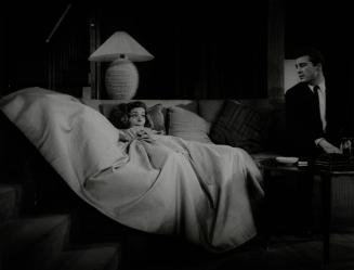 Lauren Bacall in Bed in "Goodbye Charlie"