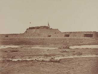Rear of the North Fort after Its Capture, Showing the Retreat of the Chinese Army, August 21st 1860