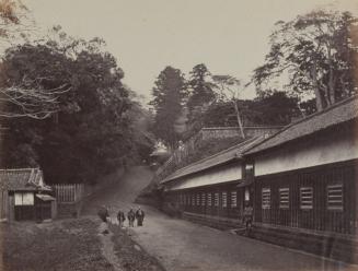 [View from the foot of the hill leading to Satsuma's Palace]