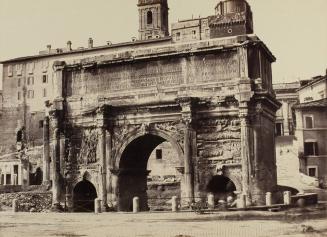 Arch of Septimius Severus Seen from the Roman Forum