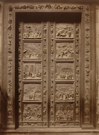 Lorenzo Ghiberti's bronze door, Gates of Paradise, Baptistery of San Giovanni, Florence