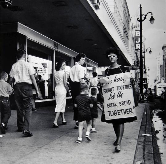 Junienne Briscoe Of The Memphis Naacp Protests On Main Street All Works The Mfah Collections 6556