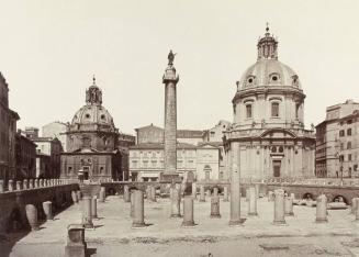 The Forum of Trajan, with Trajan's Column and the Church of Santa Maria di Lareto