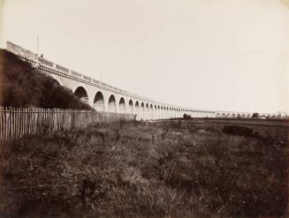 [Railroad Bridge In Landscape]