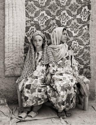 Sisters, Sima and Shahima, Afghan Refugee Village, Nasir Bagh, Northwest Frontier Province, Pakistan