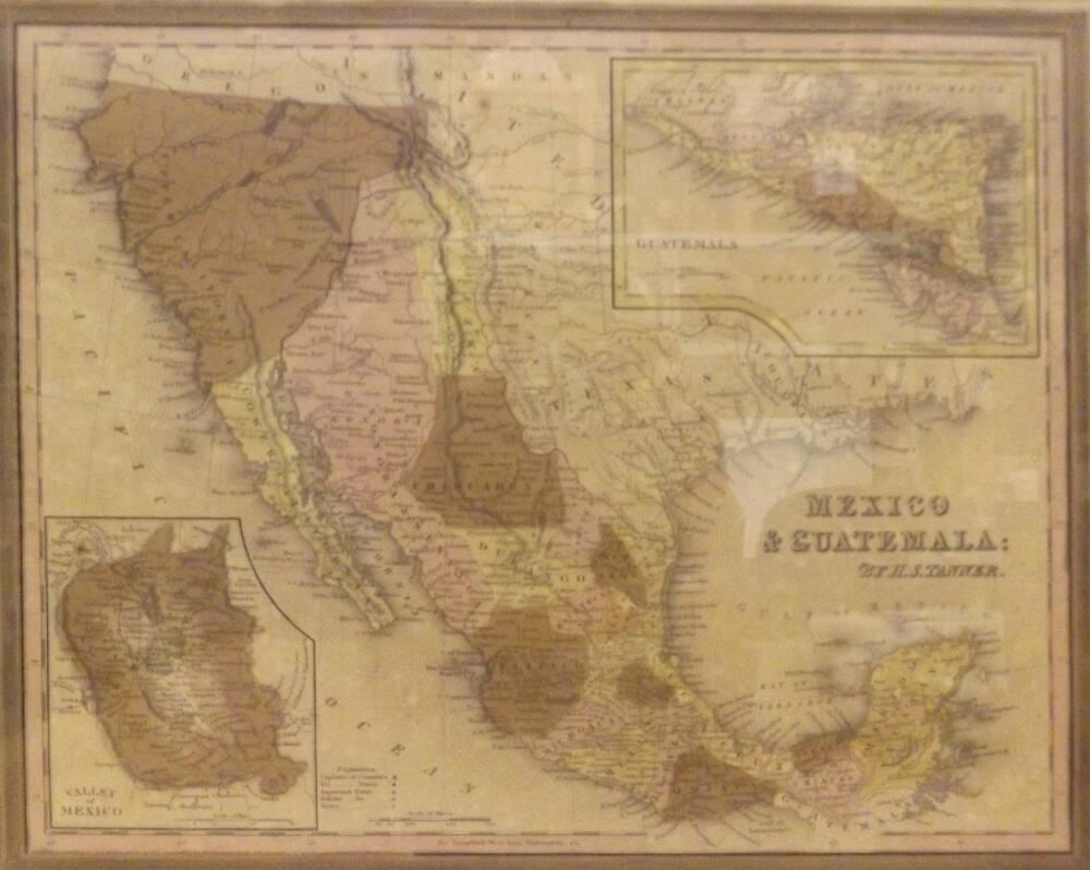 Map of Mexico and Guatemala | All Works | The MFAH Collections