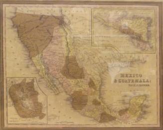 Map of Mexico and Guatemala