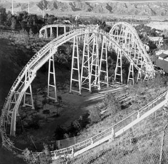 View, Magic Mountain, Valencia, California