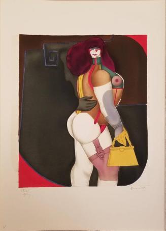 A Woman with Yellow Handbag