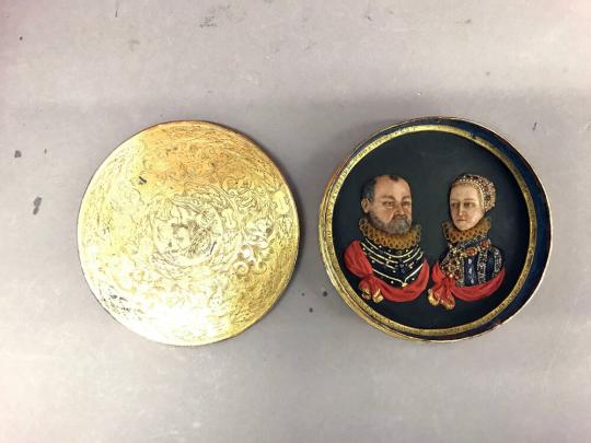 Double Portrait of Elector Augustus of Saxony and his wife, Anna of Denmark