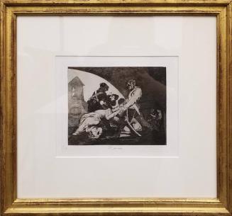 Or these (Ni por esas) from the series The Disasters of War (Los Desastres de la Guerra)