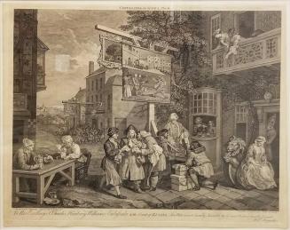 Four Prints of an Election, Plate II:  Canvassing For Votes