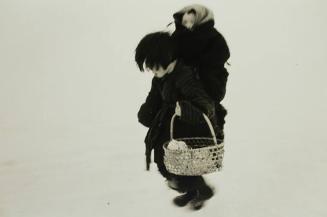 Girl Carrying a Baby on her Back, Ohira, Higashitsugaru gun, Aomori