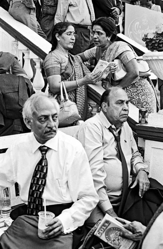 People at a Horseracing Derby, Mumbai