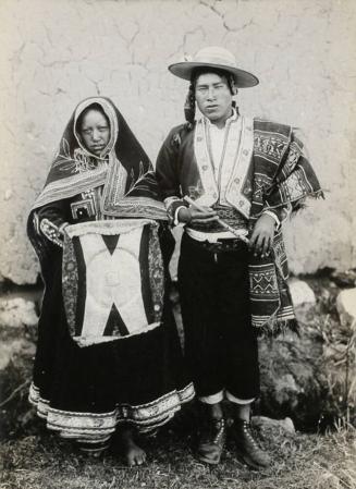 [Woman and Man in Traditional Clothing, Peru]