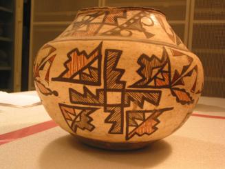 Jar (Olla) with Geometric and Abstract Designs